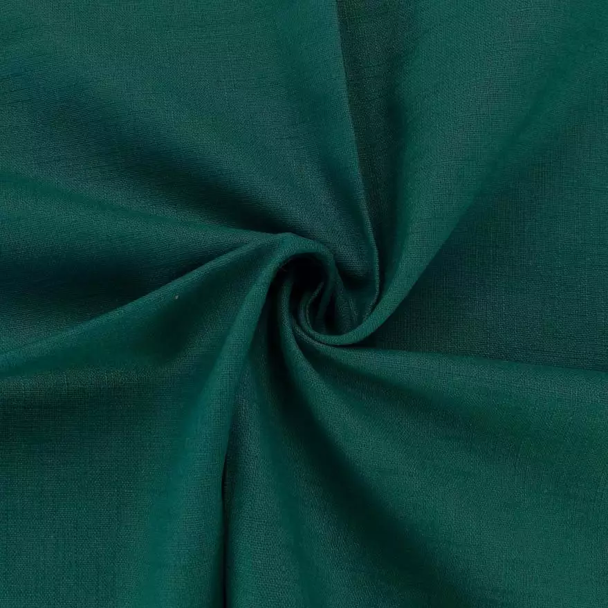 Lino verde oscuro - la mayor variedad de tejidos de lino en PUGUTEXTILE